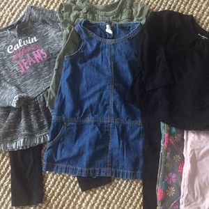 Bundle of toddler girl clothing